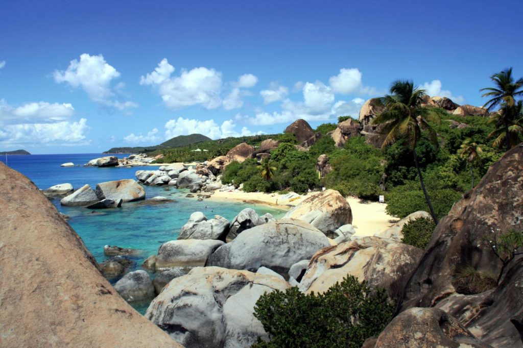 Virgin Gorda beaches and lobsters